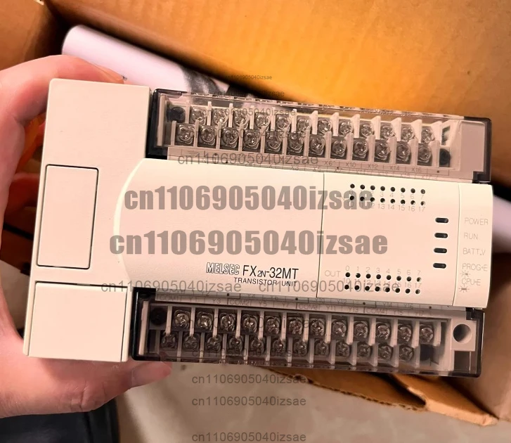 Fx2n-32mt-001 new plc 32-point transistor output, supports ac85-264v power supply, 40va