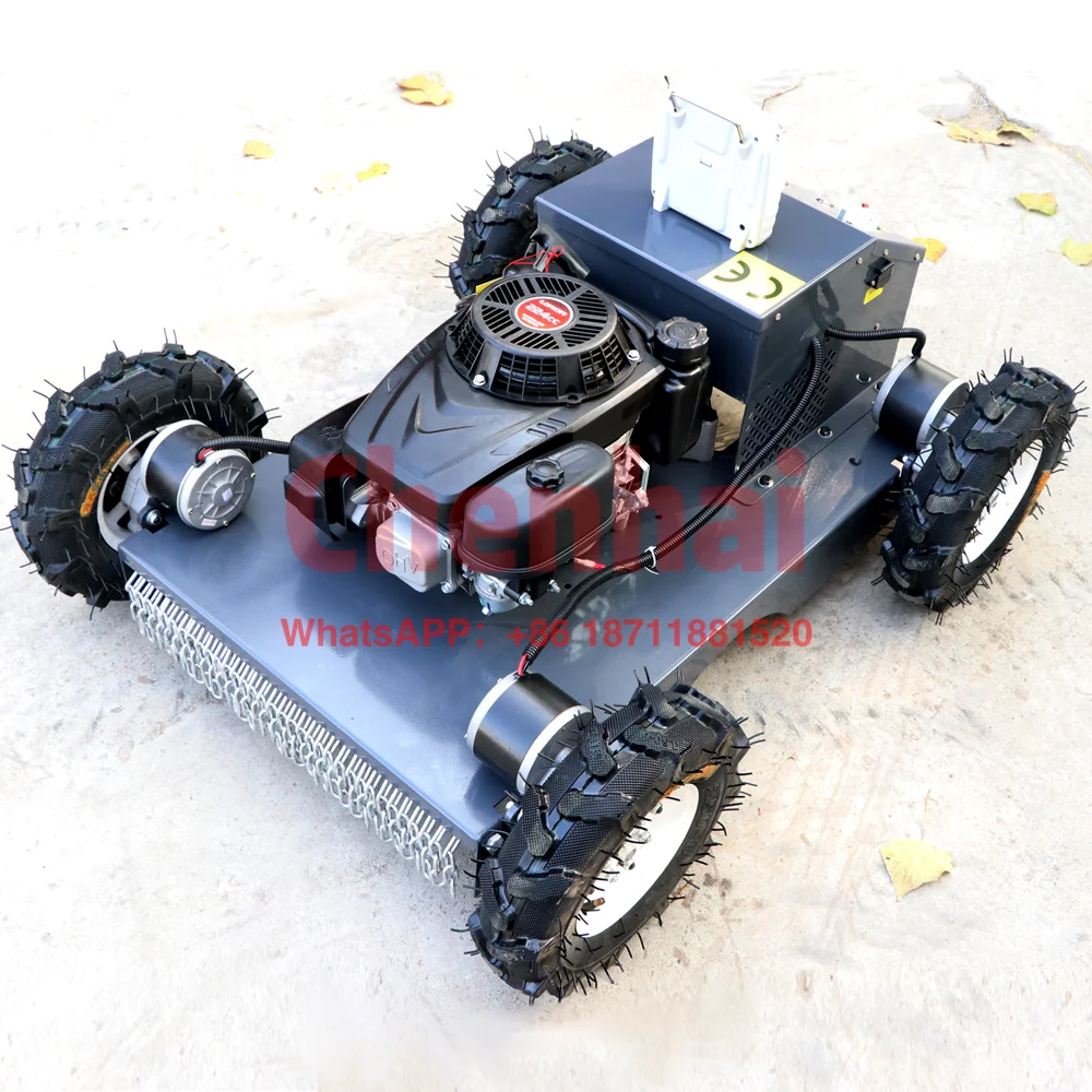 

High Mowing Machine Grass Cutting Machine 4-Wheel Remote Control Robotic Lawn Mower