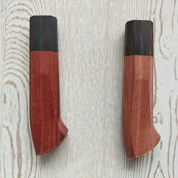 2 Types CNC Natural Solid Wood Material Japanese Style Kitchen Knife Octagonal Wooden Handle Scales DIY Making Accessories Parts