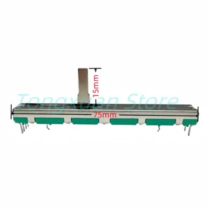 Chất chiết áp trượt trực tràng, điện trở thay đổi, A103, B103, 10K, ohm, 75mm, fader kênh đôi, 5 mảnh 10 Fader trượt bán hàng chính - 5