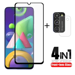 4-in-1 For Samsung Galaxy M21 Glass For Samsung A51 Tempered Glass For Samsung A51 A71 A31 A30 A50 S M51 M32 M22 M21 Lens Glass
