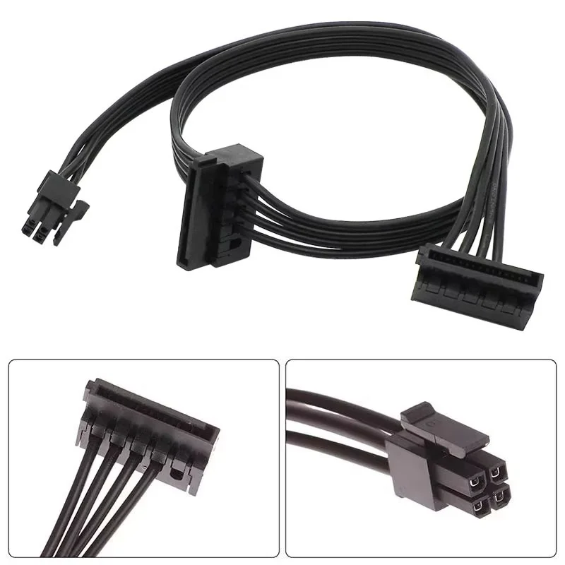 Cable Mini 4 Pin SATA Power Supply For Lenovo Main Board Interface Small 4 Pin to one/Two/Three SATA For SSD Power Supply Cable