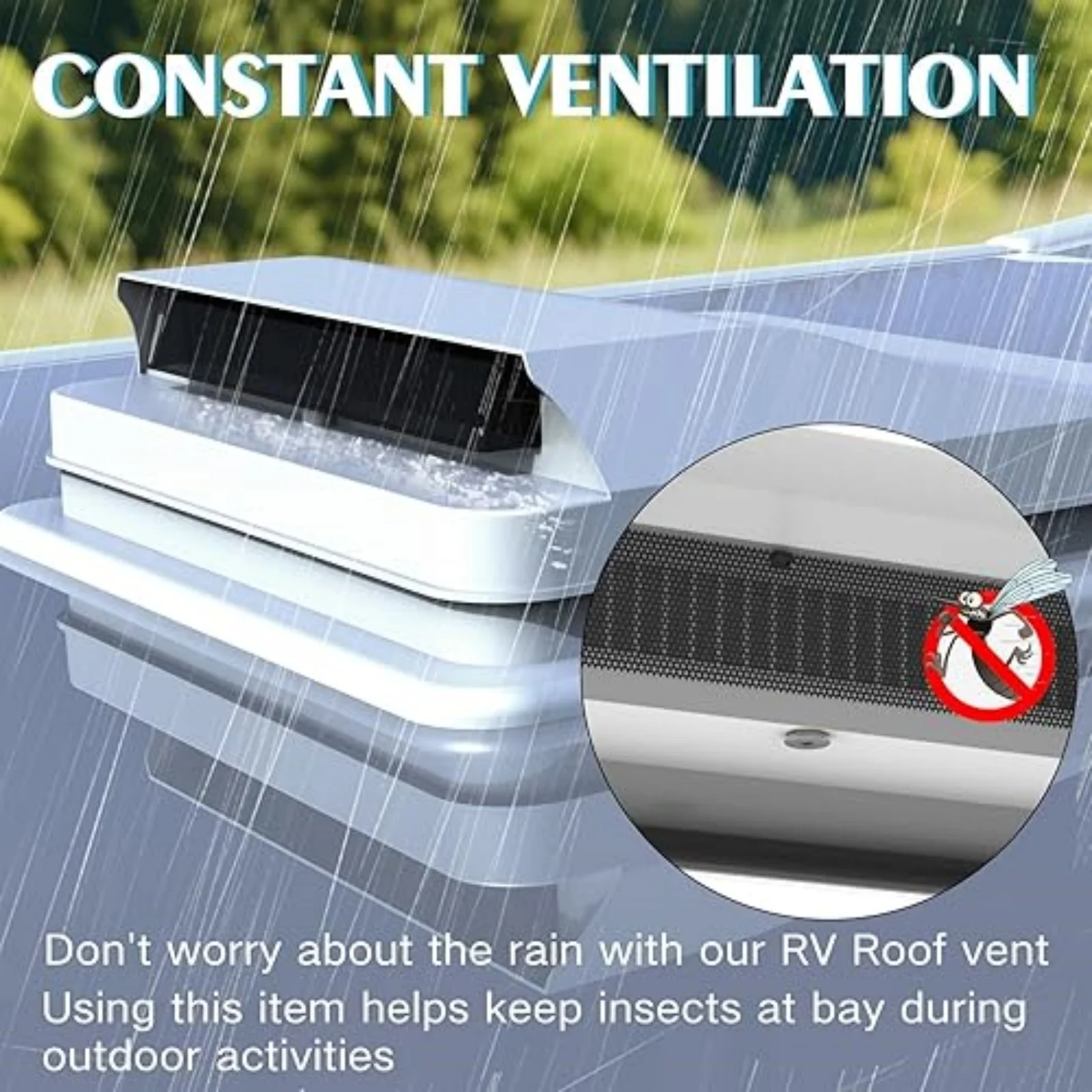 

Durable RV Roof Vent For Trailer Camper Motorhome 14x14 Replacement RV Vent Covers For Roof Trailer Roof Vent Cover