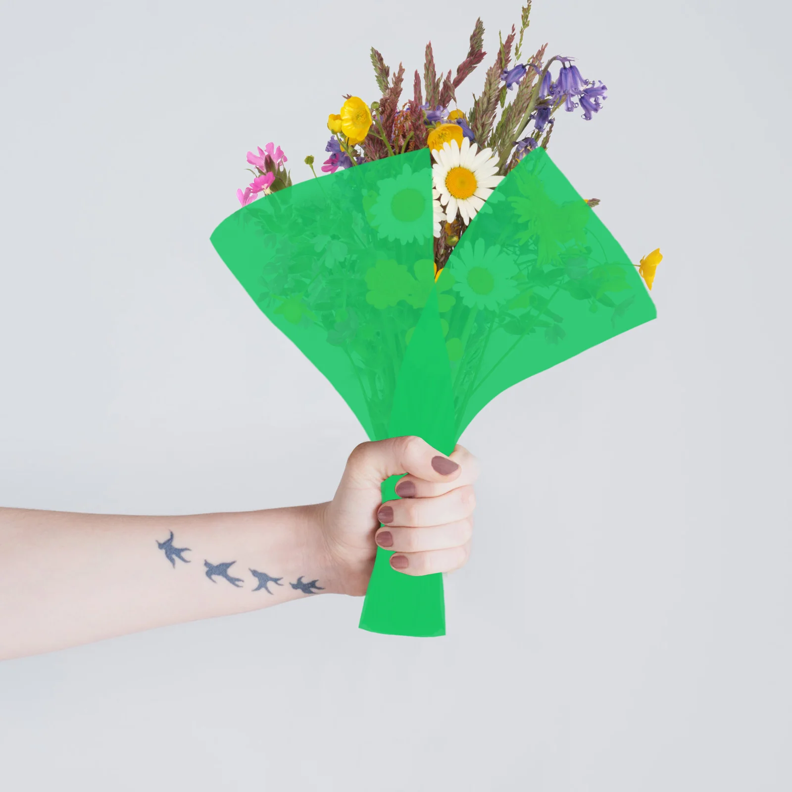 

Cellophane Wrap Roll Flower Wrapping Paper for DIY Crafts Christmas Wedding Bouquets Gift Wrapping