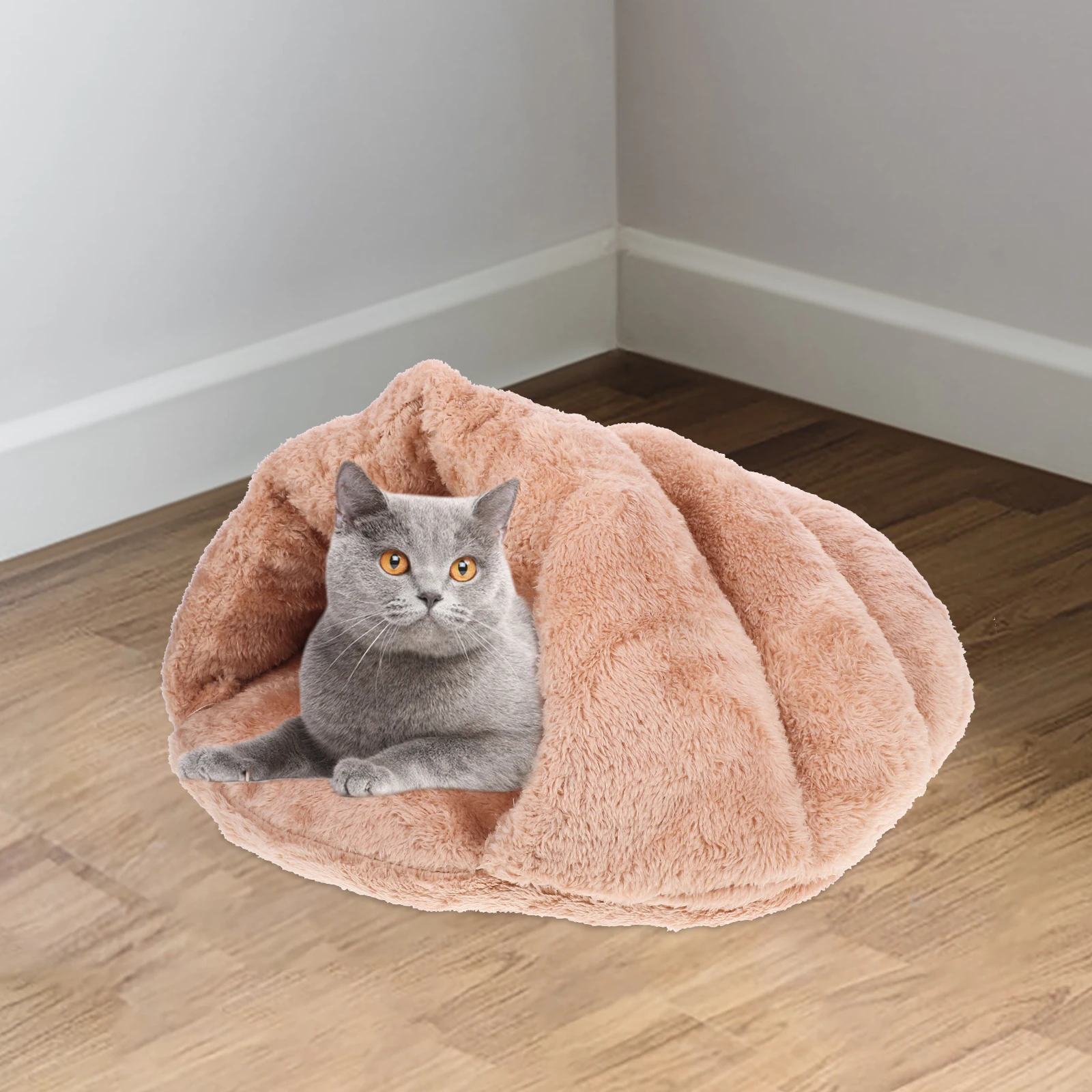

Portable Cat Large Cat Small Soft Warm Indoor Pet Bed For Kitten Dog Rabbit Winter Sleeping House Cozy Animal Bed