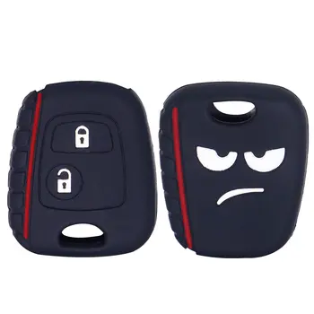 適用於標緻 107 206 307 207 406 408、雪鐵龍 C1 C2 C3、Berlingo、Picasso、Xsara、Picasso 和豐田 Aygo 的矽膠鑰匙套。 8 最佳銷售 標緻307鑰匙包 - №5