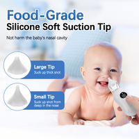 Baby Electric Nasal Aspirator Low Noise 9 Suction Levels Rechargeable Nose Sucker Cleaner Snot Booger Mucus Remover For Infant
