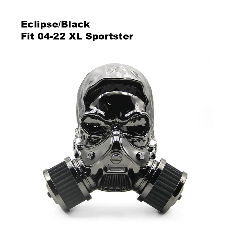 Skull High-Flow Air Cleaner Kit HD 2018-Later Softail 2017-Later
