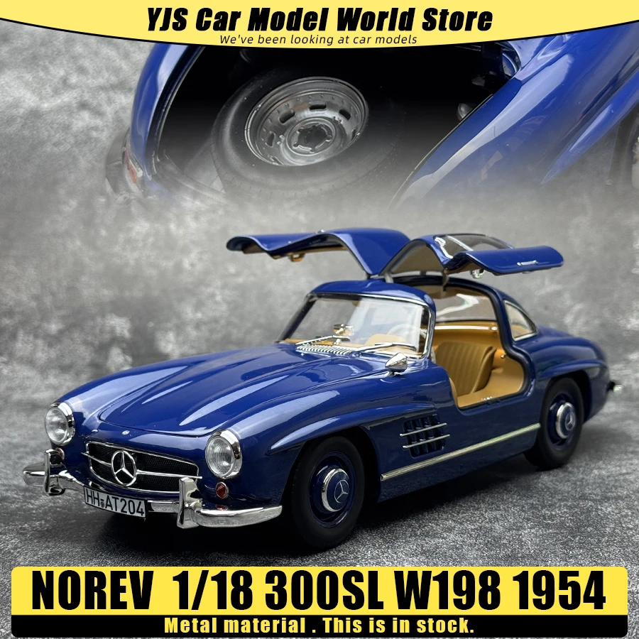 

NOREV diecast model 1/18 scale new 300SL W198 1954 Classic Car static car model Ornament Holiday Gift collection