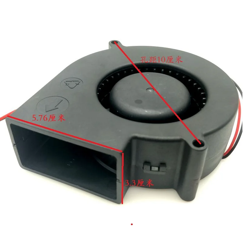 YB9733HB Ventola di raffreddamento per server a 2 fili CC 24 V 0,75 A 97 x 97 x 33 mm