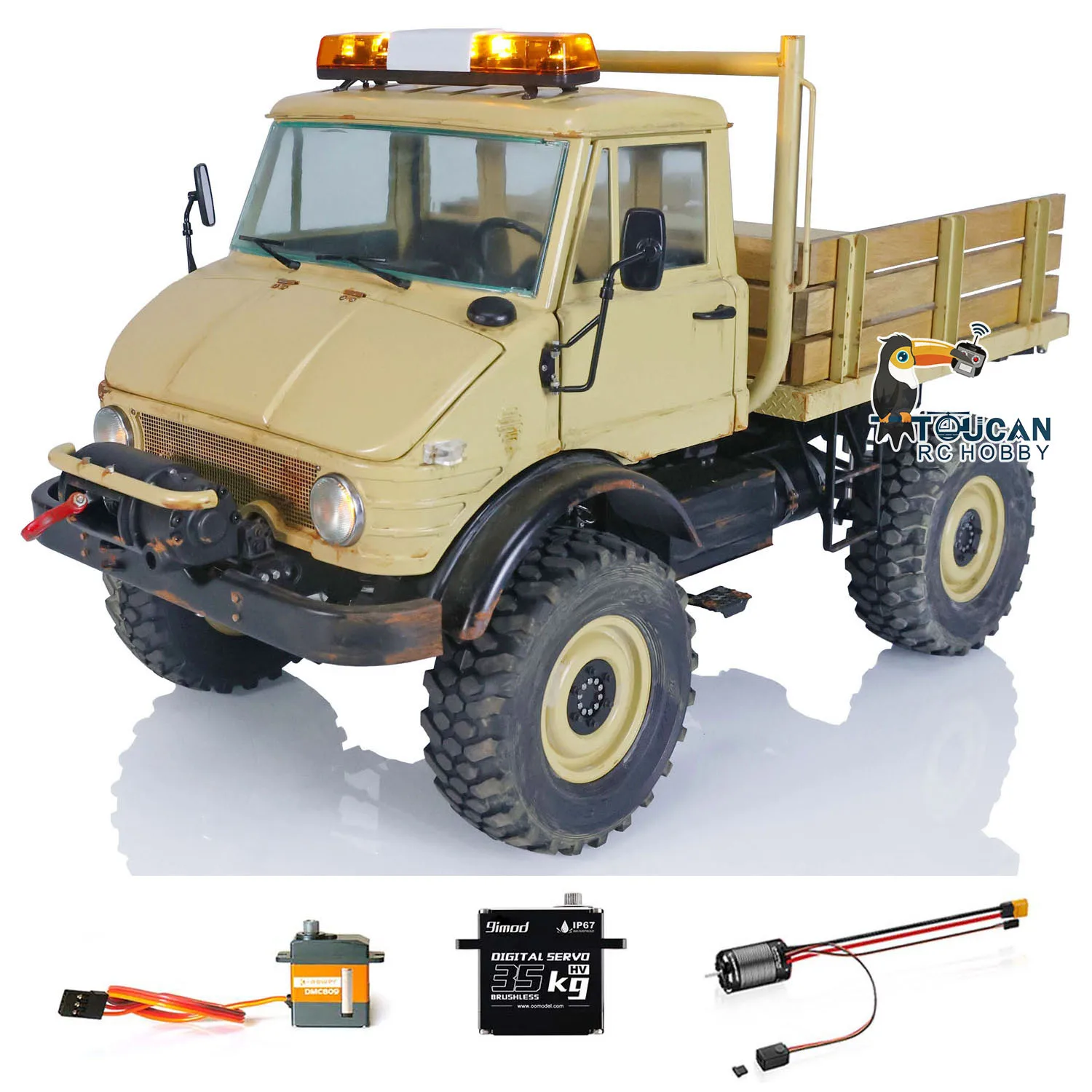 

LESU 4x4 RC Off-Road Vehicle 1/10 RAVE-UM406 Remote Control Climbing Truck Car Painted Finished Winch Outdoor Toys THZH1527