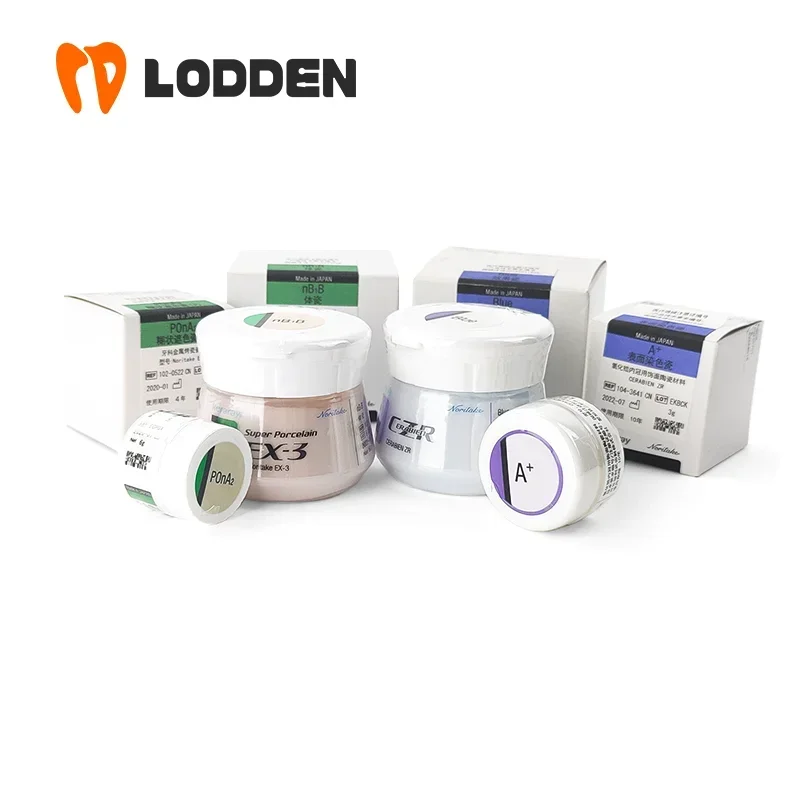 EX-3 Noritake External Stain Glaze 3g Super Porcelain Glazing Zirconia Ceramic Powder Kuraray Noritake Internal Stain Glaze