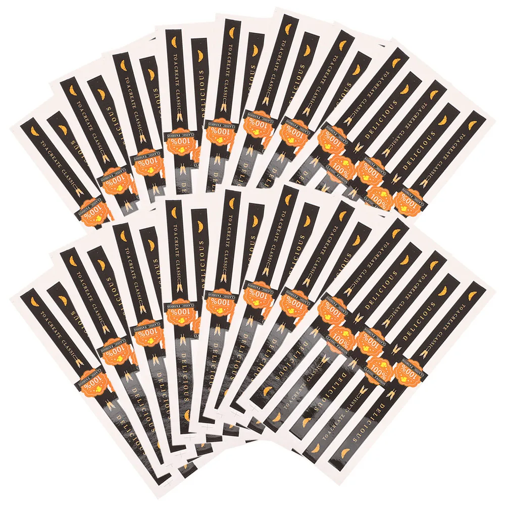 

200 pcs Sealing Sticker Labels for Baking Cookie Cake Packaging Biscuit Box Versatile Use Material Enhanced Appeal