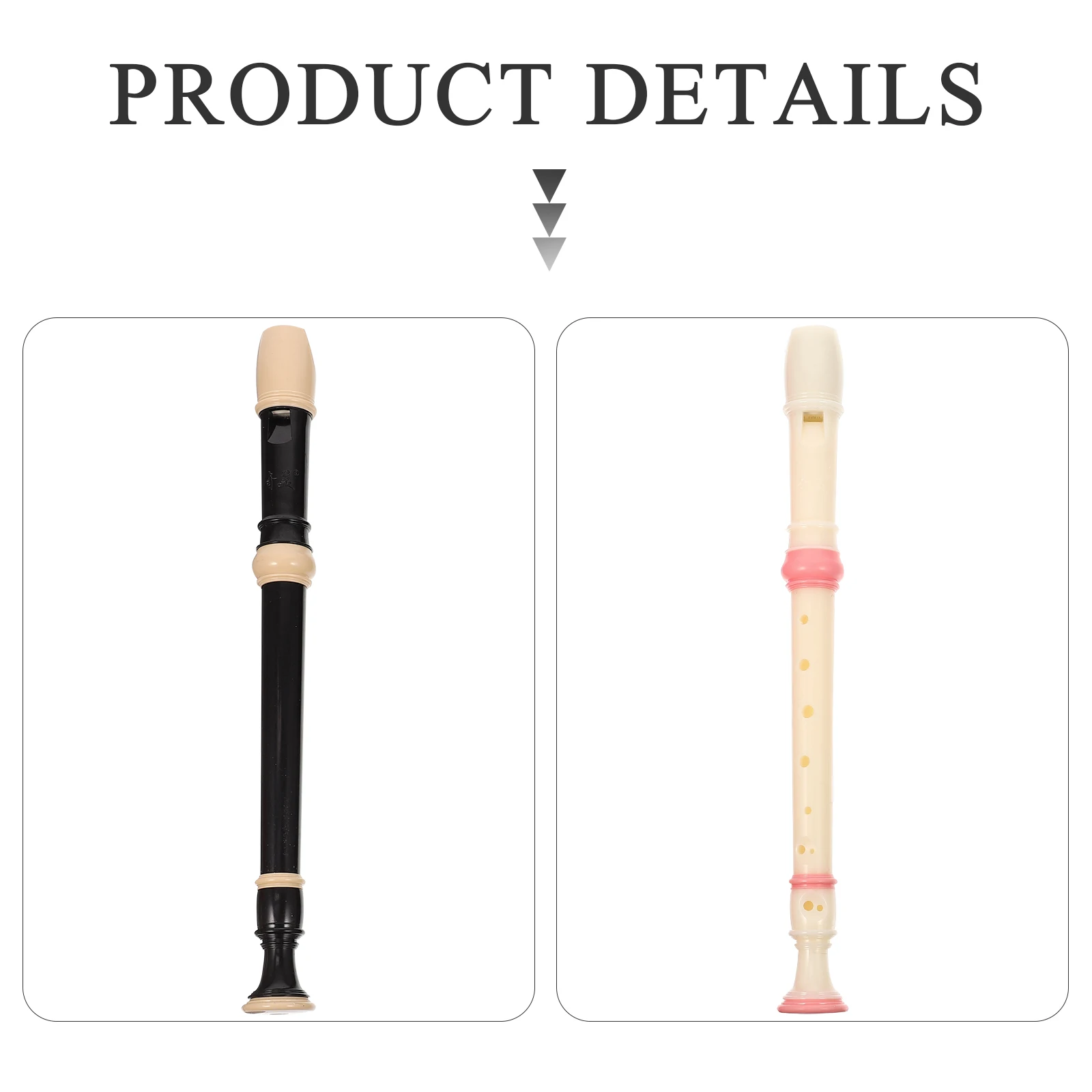 

1 set 8 Holes Kids Practice Clarinet Durable Abs Lightweight Soprano Recorder Beginner Wind Instrument For Children Adults