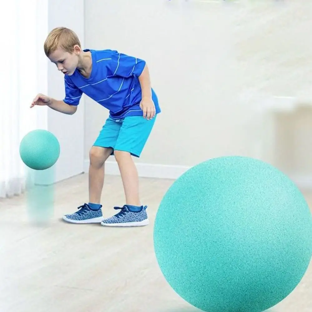 Pelota de baloncesto silenciosa de espuma para actividades en interiores, pelota de entrenamiento de bajo ruido, exprimible, fácil de sujetar,