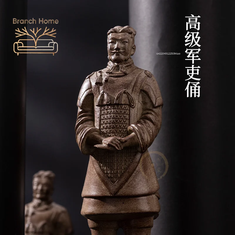 Figurines Terracotta Warriors Decoration Artifact Shaanxi Characteristics Xi 'an Tourism Souvenir Metal Creative Gift Abroad
