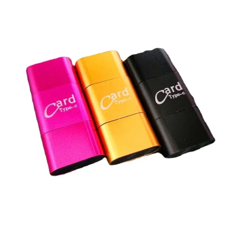 3in1 Card Reader Universal 3 In1 OTG Type-C Card Reader USB 3.0 To 2 Slot TF SD for Phones PC Light Adapters