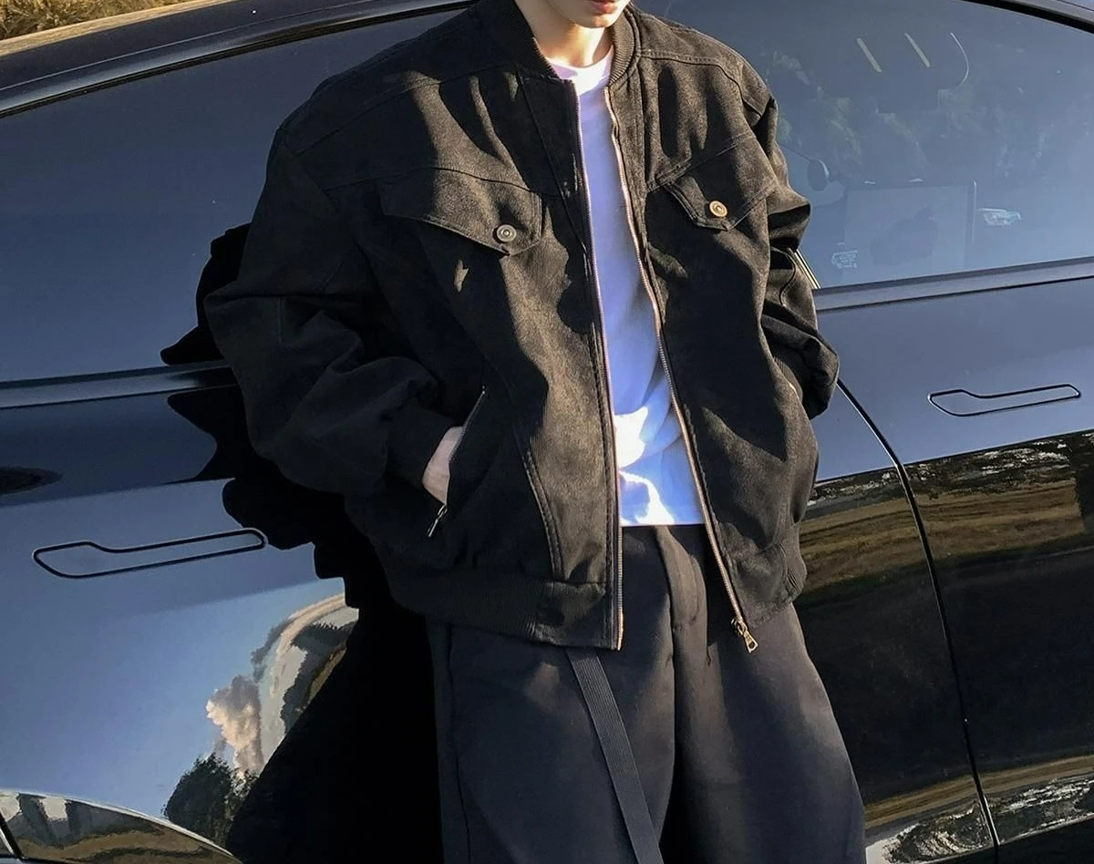 

Vintage Tooling Baseball Jacket Men's Spring and Autumn Casual Premium Loose Jacket