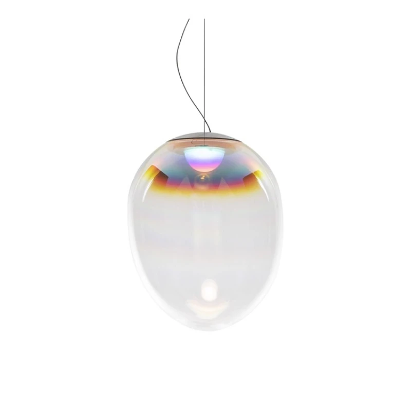 

Modern minimalist restaurant glass bubble chandelier bedroom rainbow designer lighting