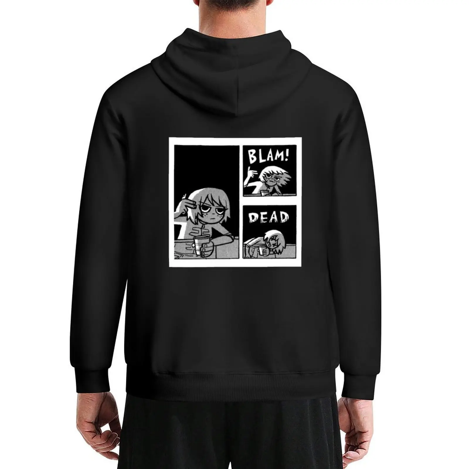 

Kim Pine BLAM! DEAD Hoodie hooded shirt men's autumn clothes graphic t shirts men men wear new hooded tee