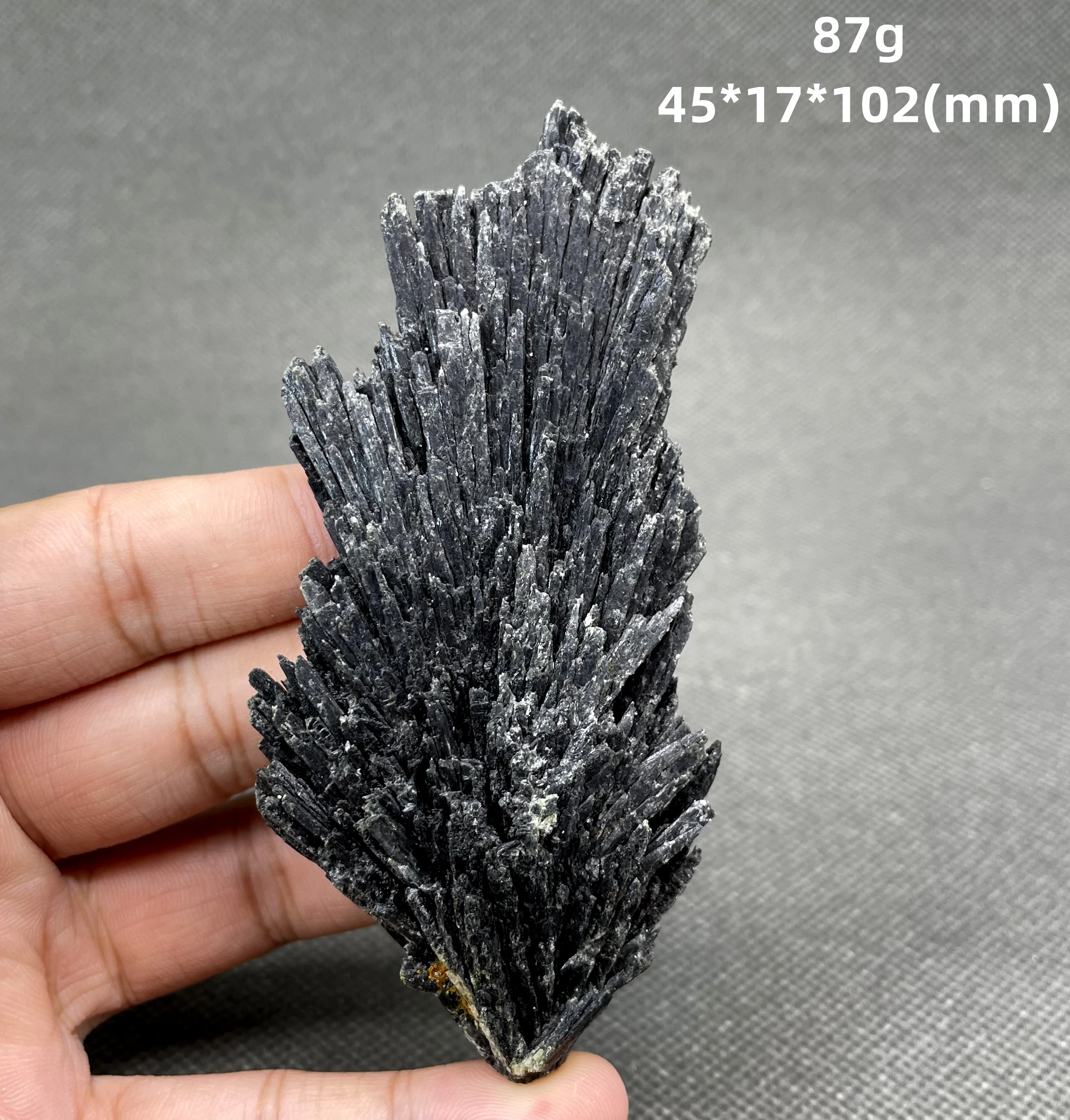 

NEW! 100% Natural needle-shaped Brazilian black tourmaline mineral specimens stones and crystals quartz crystals Rough stone