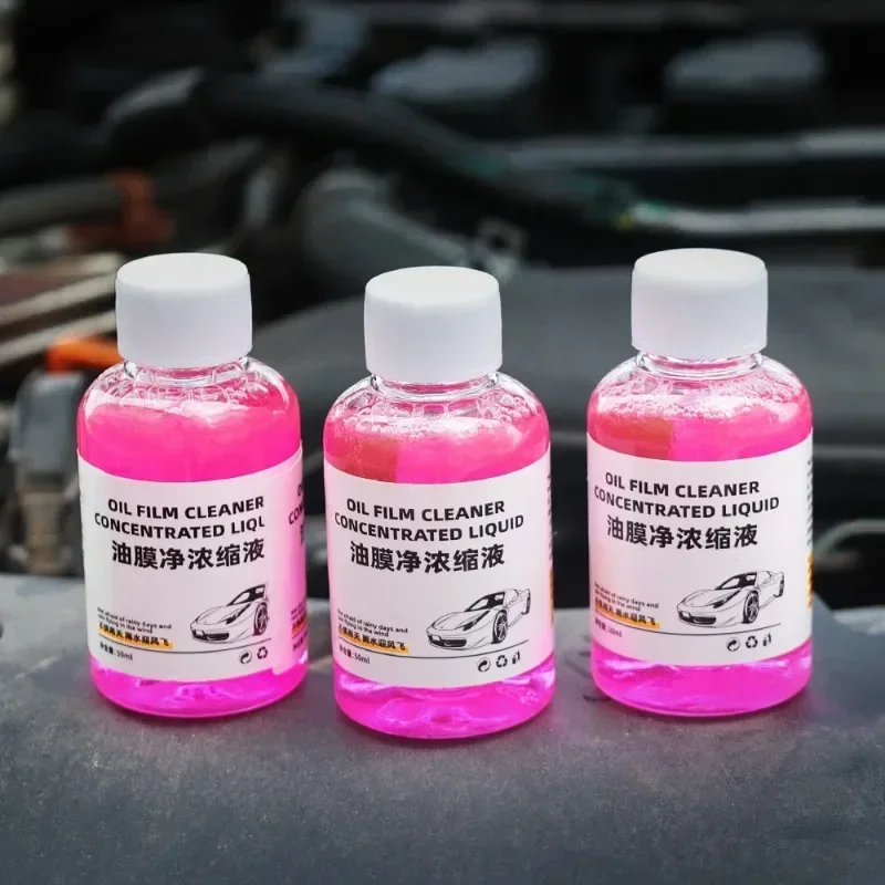 Car Glass Oil Film Remover Automotive Windshield Concentrated Cleaner Front Windscreen Glass Oil Film Cleaner for Car Cleaning