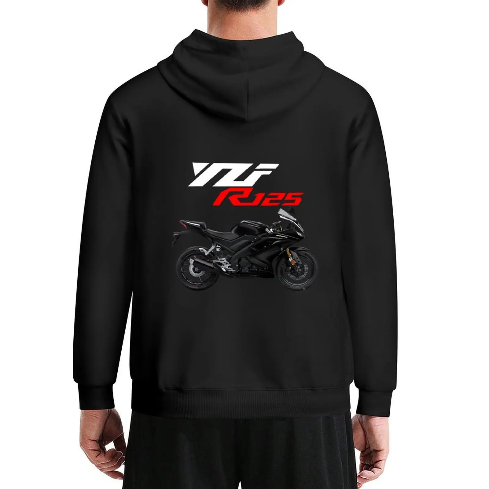 

R125 Motorcycle Black Hoodie fashion men men wear men's autumn clothes blouse new in hoodies
