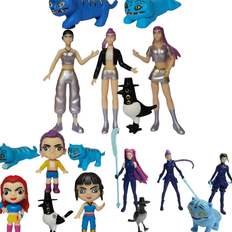 

Аниме Kpop охотники на демонов, фигурка, модель игрушки, мультяшная игровая периферия, украшение для стола, коллекция фигурок, модель игрушки для детей, подарки