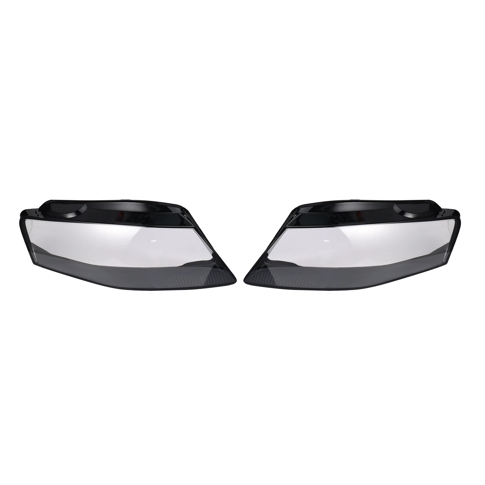 

1Pair Front Car Headlight Lens Light Cover For A4 B8 2008-2012