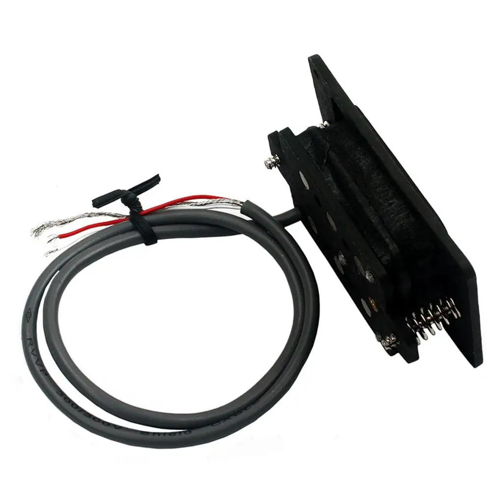 Double Coil Guitar Pickup Element Black Frame for Acoustic Box Guitar Accessories Cigar Box Guitar