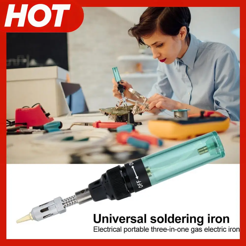 

Wireless Gas Blow Torch Soldering Solder Iron Cordless Butane Tip Tool Welding Pen Burner Welding Soldering Kit