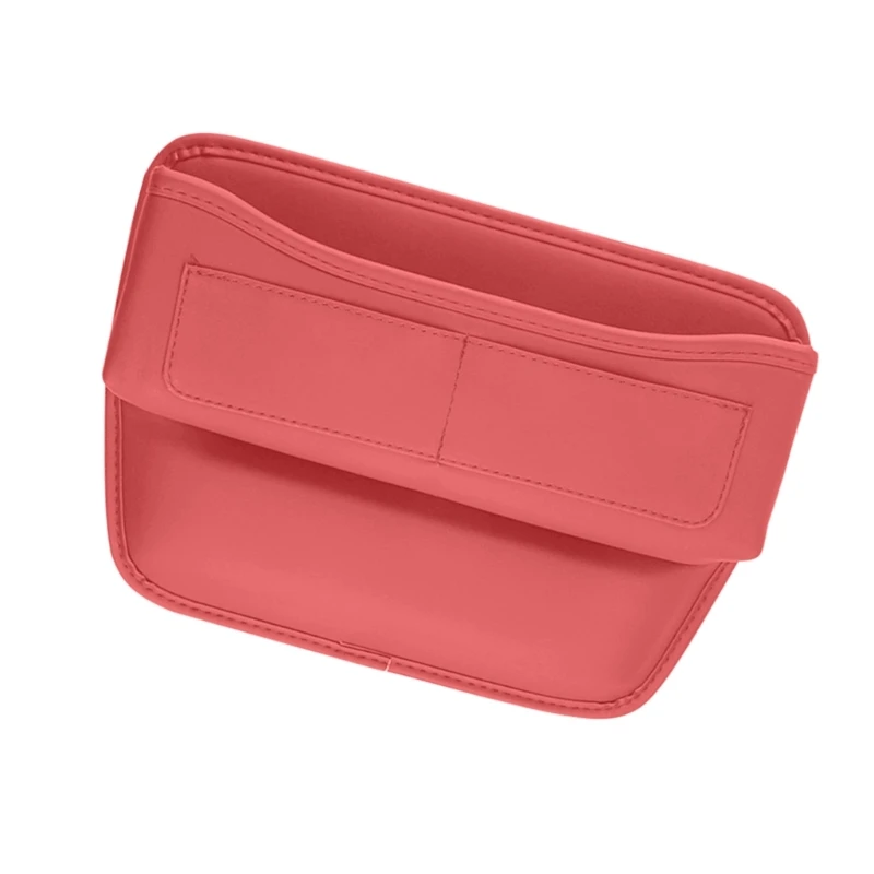 R9CC Leather Car Console Storage Box with Card Holder for Efficient Use of Gaps