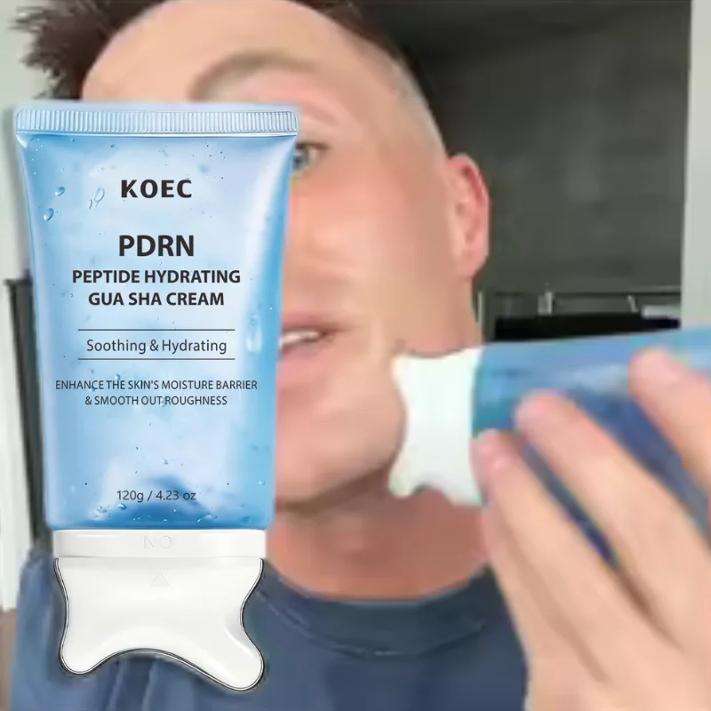 KOEC PDRN Retinol Collagen Neck Care Scraping Cream Refreshing Non-sticky Firming Lifting Smoothing Fine Lines Facial Care