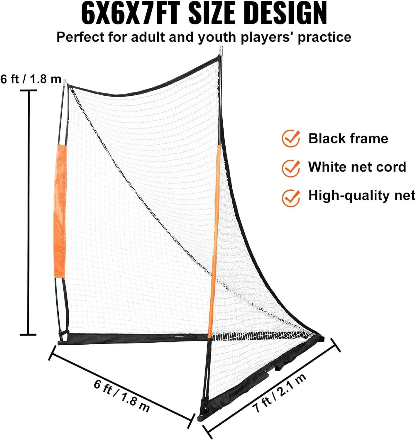 Mini 4X4 FT Box Lacrosse Goal Field Hockey Equipment