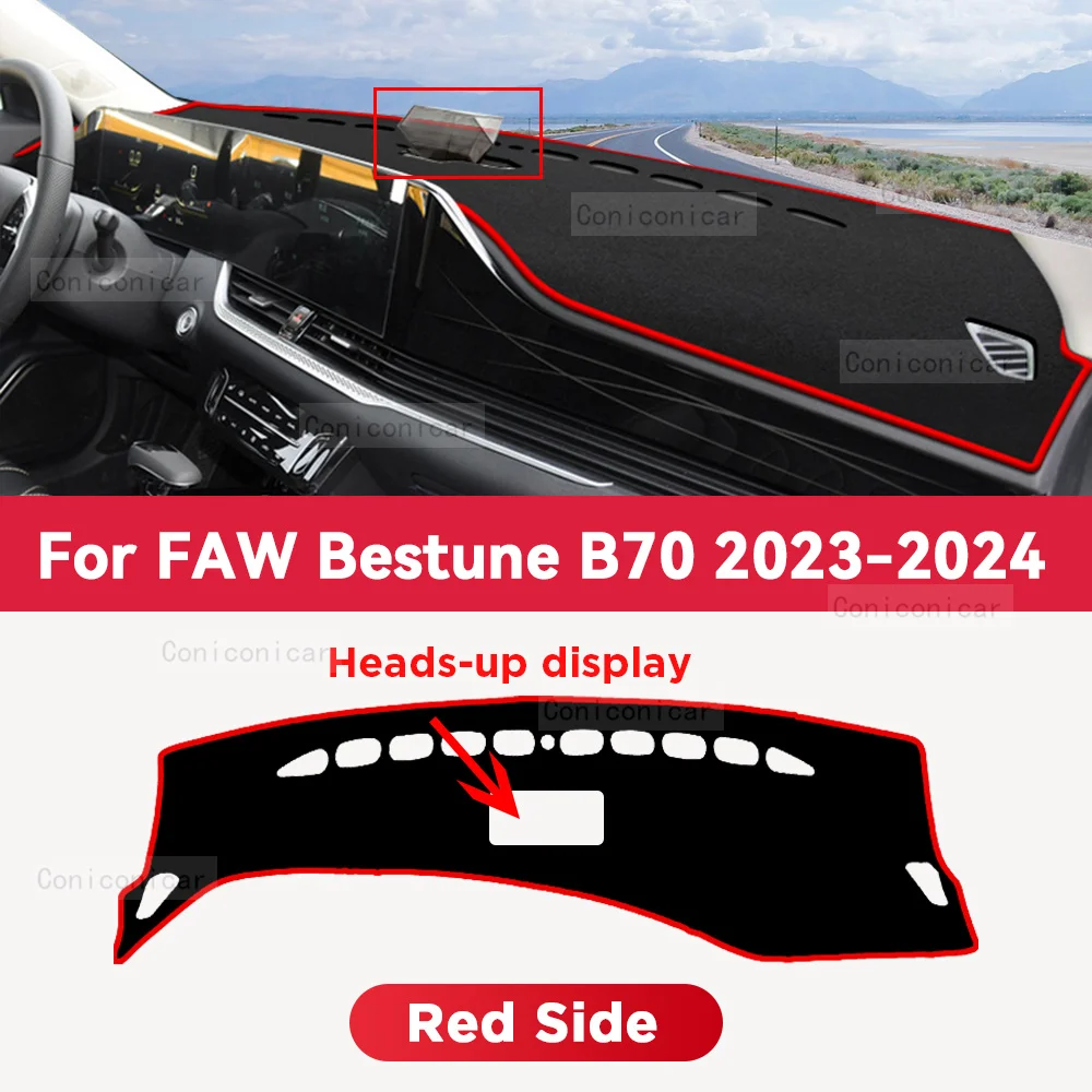 Voor FAW BESTUNE B70 2023 2024 Auto Dashboard Cover Mat antislip Zonnescherm Kussen Beschermende DashMat Pad Interieur accessoires