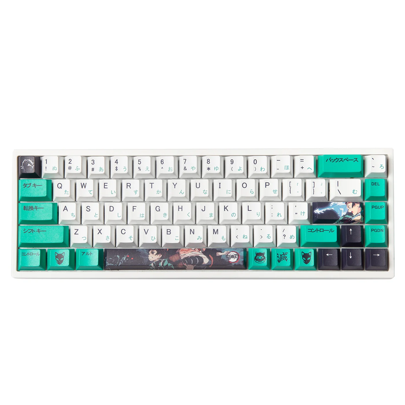 

Mechanical keyboard cutting-edge choice, PBT keycap material, Japanese anime elements added to create a personalised mechanical