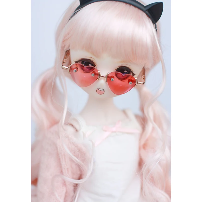 BJDハートサングラスブックマン小道具 1/4 1/3 24インチ 60cm MSD SD SD17 70CM DD DOD DK DZ ボークスドール用 送料無料 HEDUOEP