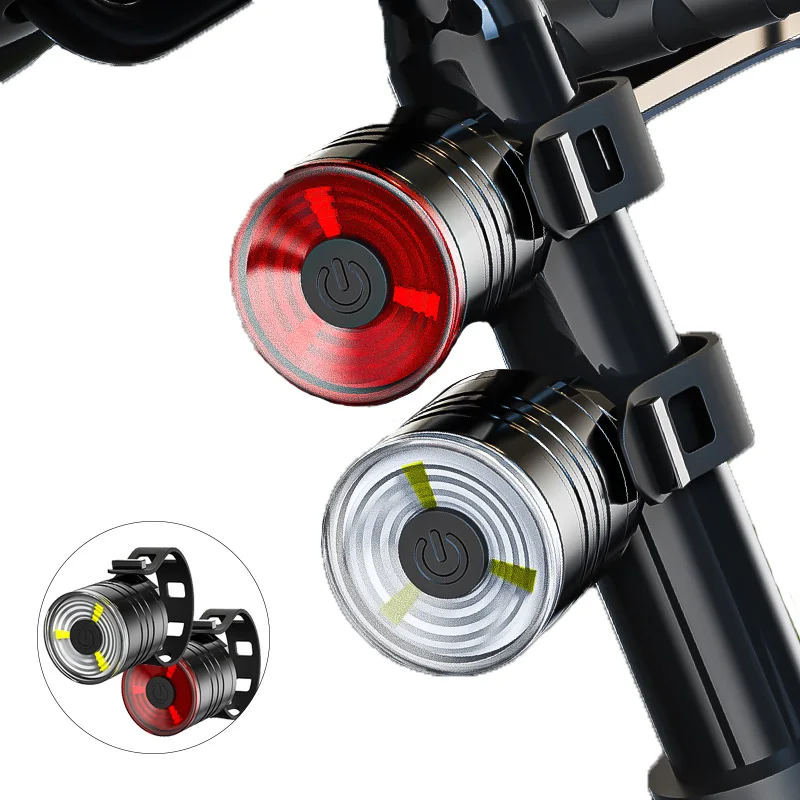 Bicycle Rear Lamp Bike Light Set Front Light with Taillight MTB Warning Safety Flashlight Easy to Install Bicycle Accessories