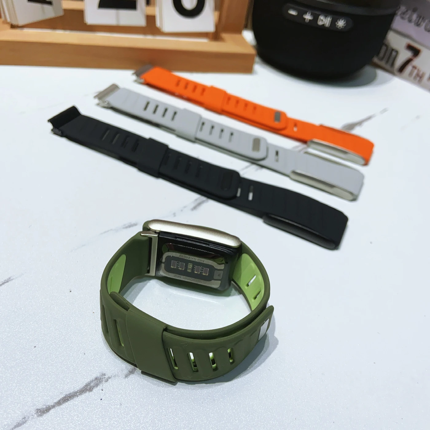 Suitable for Whoop 5.0 Dual Color Silicone Soft Strap Official for Whoop MG Sports Wristband with Metal Frame Included