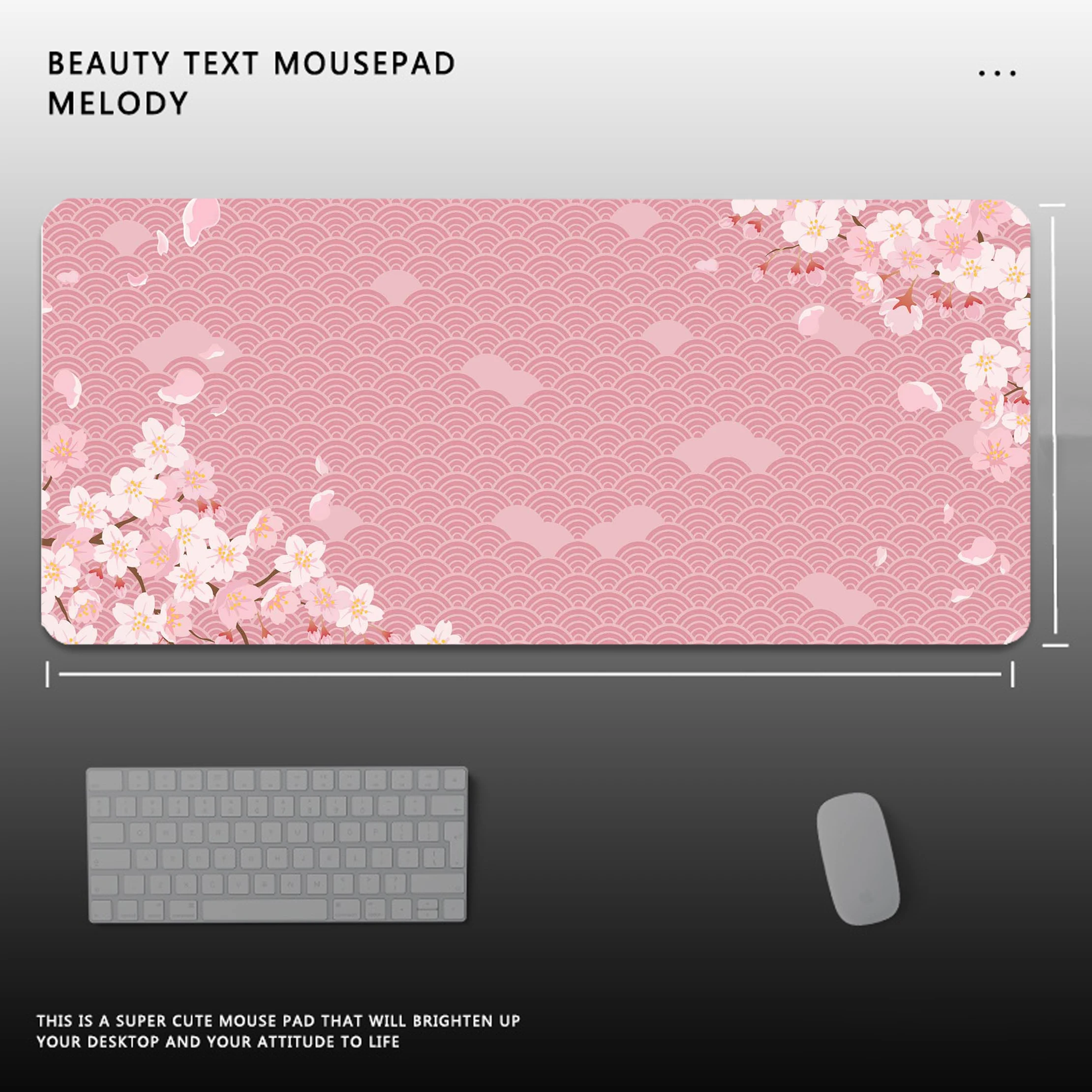 

Pc Game Mousepad Sakura Large Mouse Pad Extended Gamer Mouse Mat Office Table Carpet Gaming Mats 900x400mm Speed Keyboard Pads