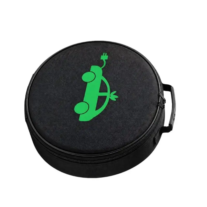 652F Double-Layer Cable Bag with Carry Handle Car Battery Jumper Cable Case