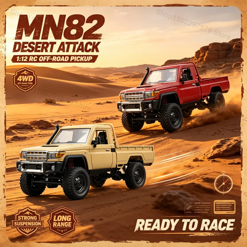 Kid Toys Ads - Samochód RC MN82 4WD Off-road z