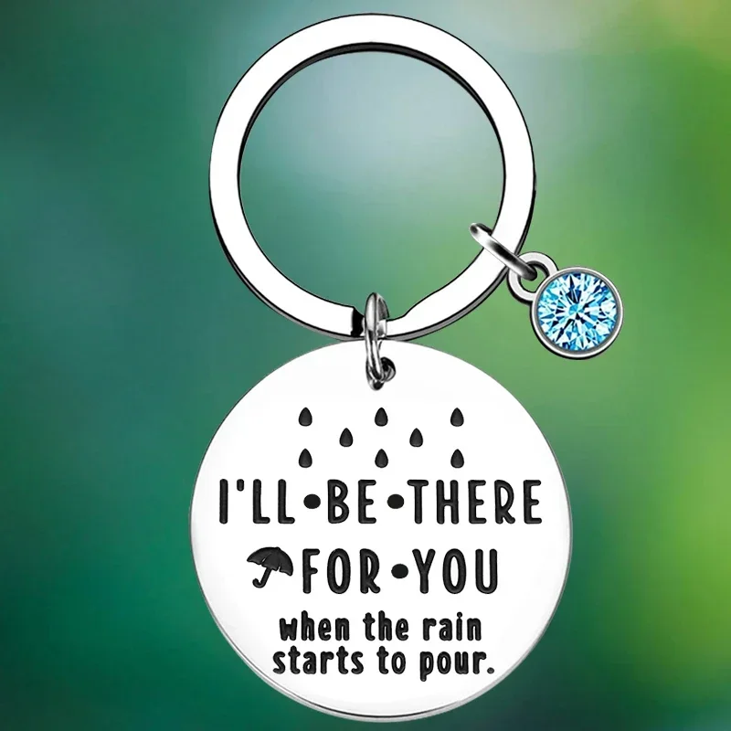 Best Friend Gift Keychain Friends Key Chain Pendant I’ll Be There for You Gift