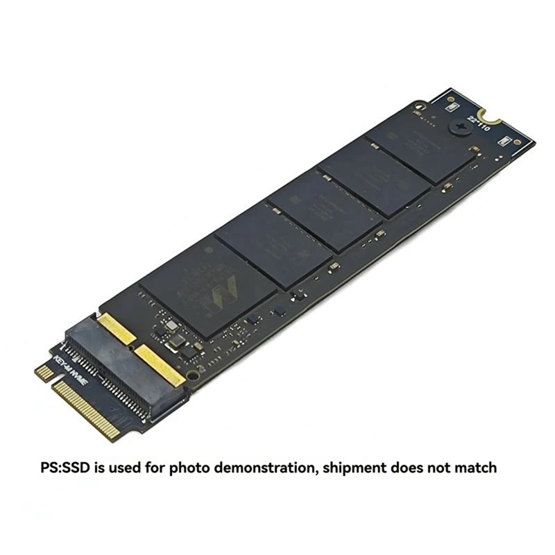 For SSD Converter for 2013 2014 2015 2017 A1465 A1466 12+6Pin SSD to M2 KEY-M NVME Riser Card Adapter