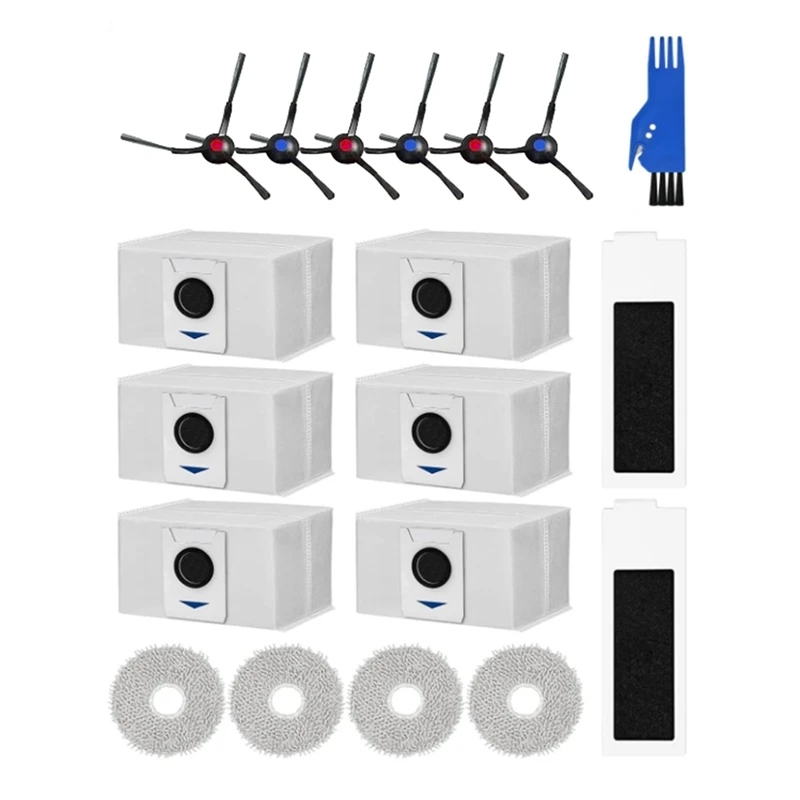 Accessoires Voor Ecovacs Deebot T30 / T30 Max / T30 Pro Borstel Mop Doek Hepa Filter Stofzak Vervangende Onderdelen