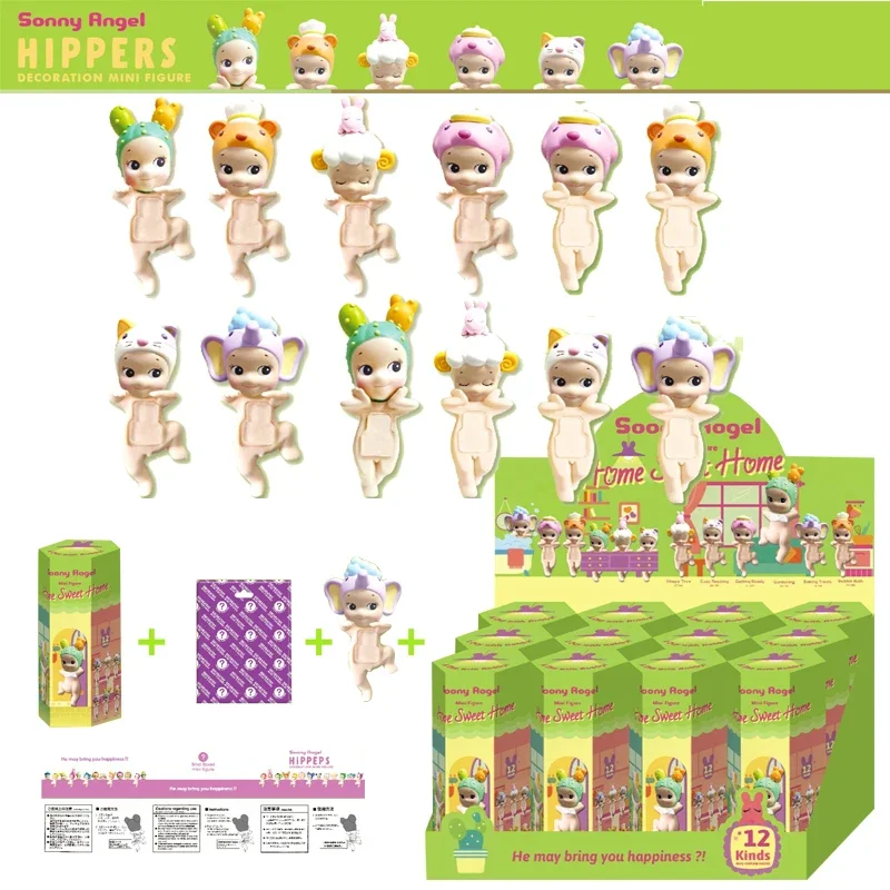 Sonny Angel Blind Box Love Home Series Animal Cartoon Collection Auto Desktop Model Speelgoed Geschenken Kerstcadeaus