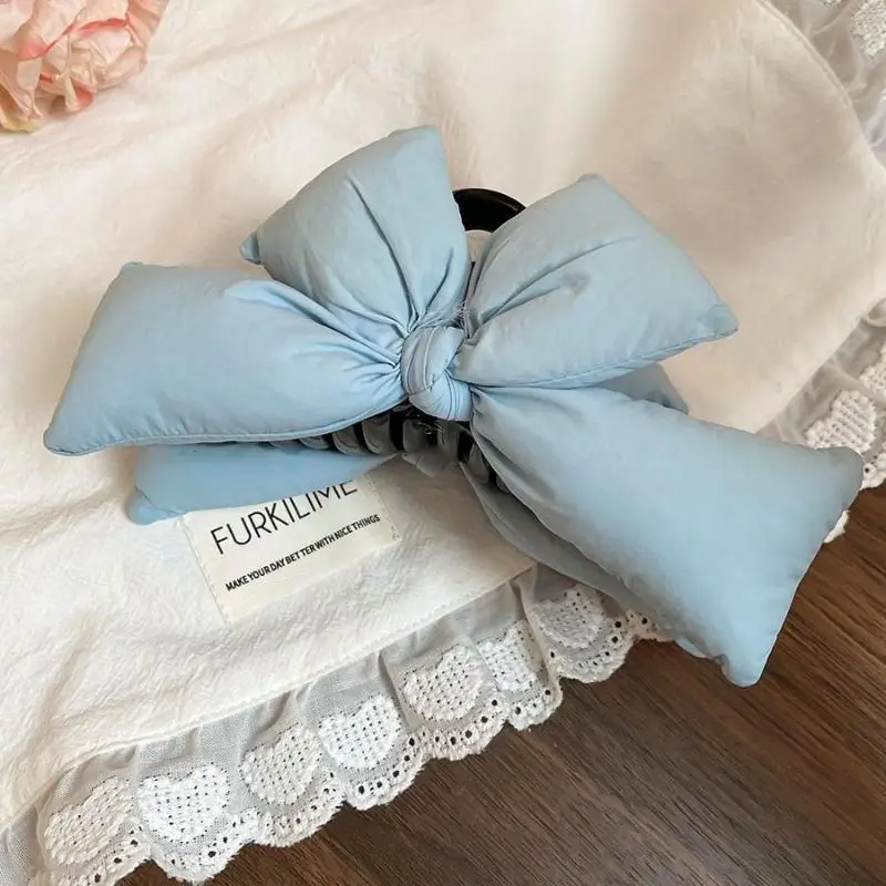 Dreidimensionale Schleifen-Prinzessinnen-Haarspange für Damen – Elegante Haarspange für den Hinterkopf, Haarklammer, Haifischclip – Detail 8