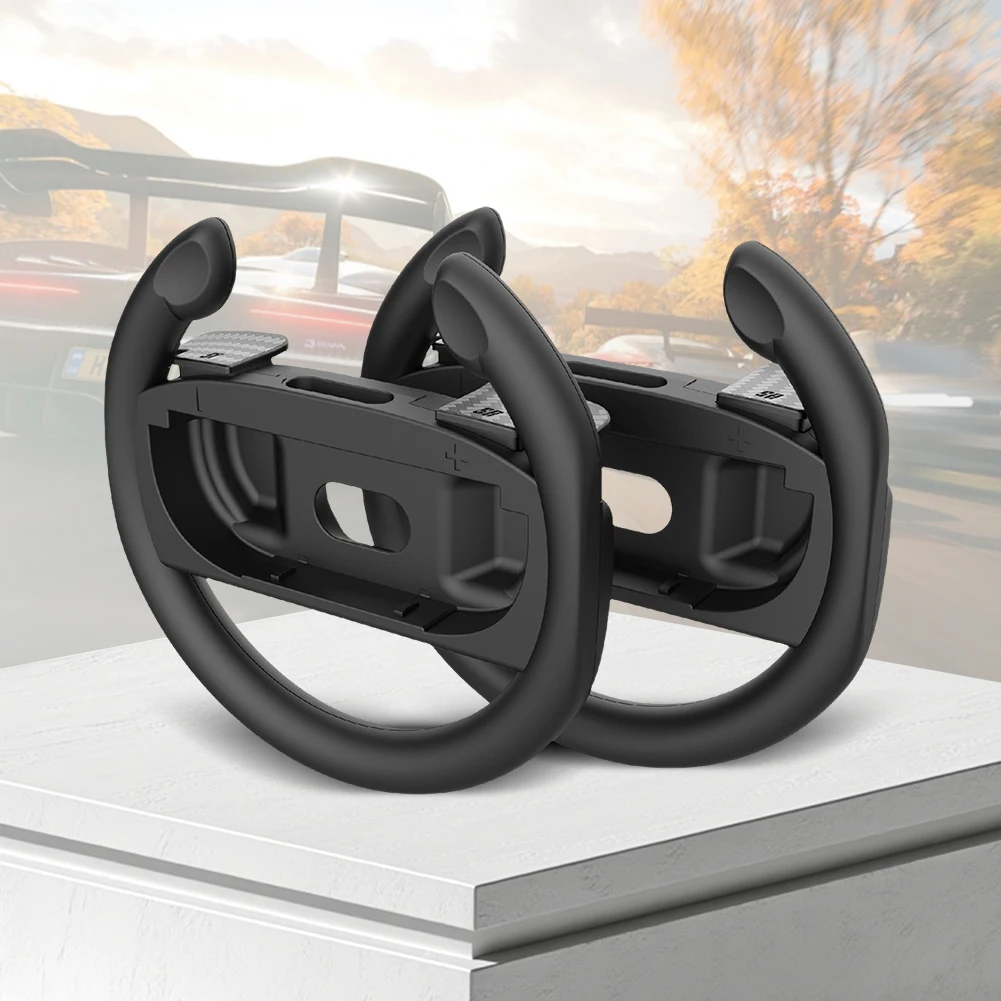 For Nintendo Switch 2 Controller Gamepad Grip Racing Wheels Gamepad 2pcs/Set Racing Steering Wheels Game Grip Handle Holder
