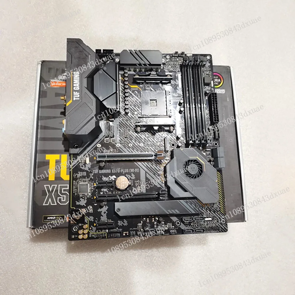 GAMING X570-PLUS WI-FI For Asus Motherboard Socket AM4 DDR4 128GB For R5 2600E 9 3900X TUF