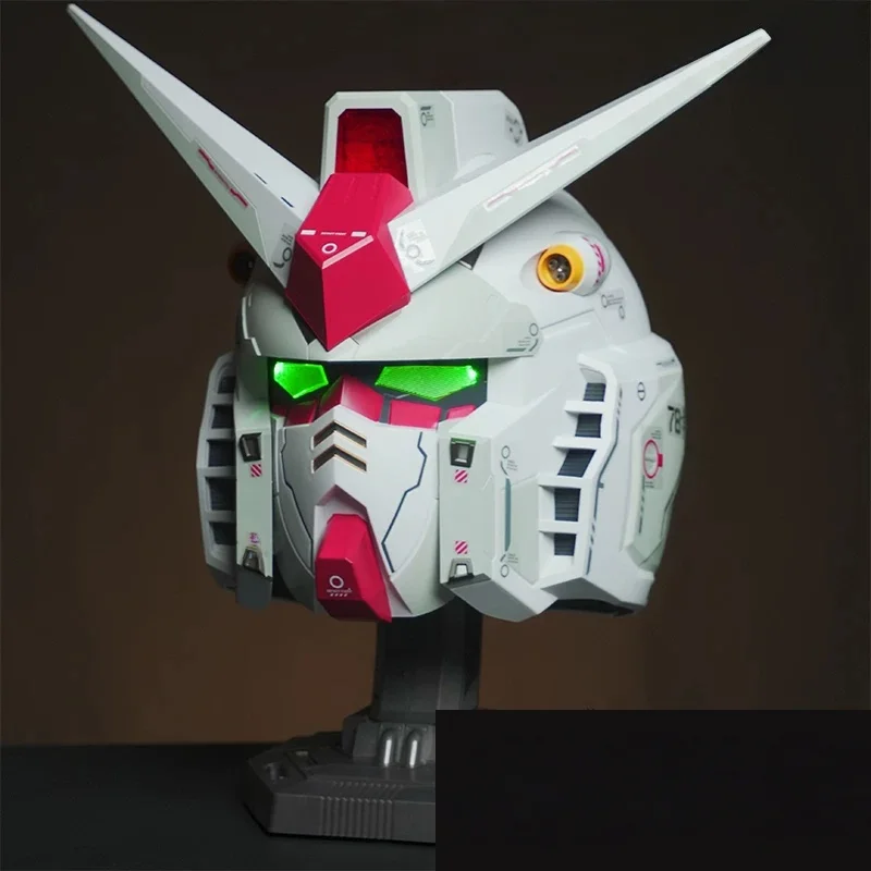 

In Stock Rx-78 Bn Collection Action Figure Wearable Robot Helmet Model Kit With Base Collectible Model Cosplay Prop Holiday Gift